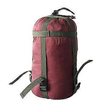 Sleeping Bag Packing & Storage - Nylon Compression Stuff Sack with Portable Storage Pouch