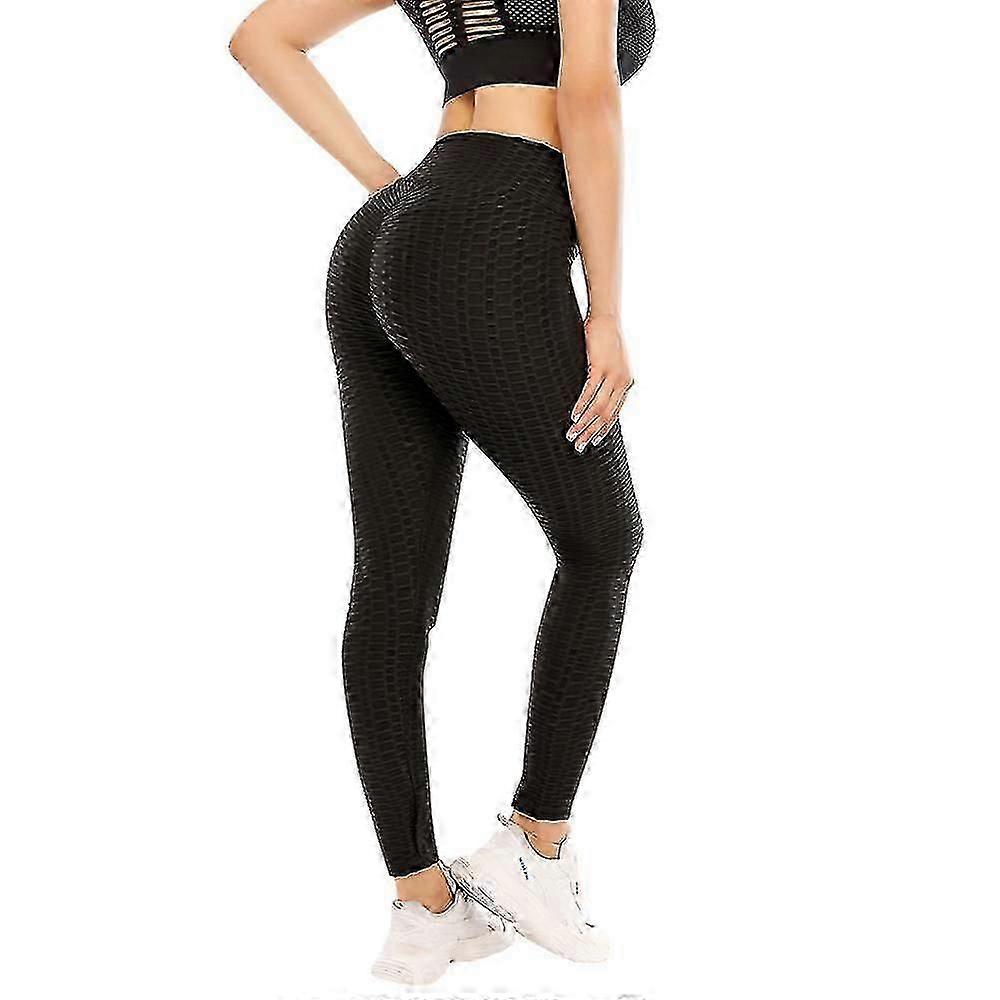 Women's High Waist Solid Workout Yoga Pants