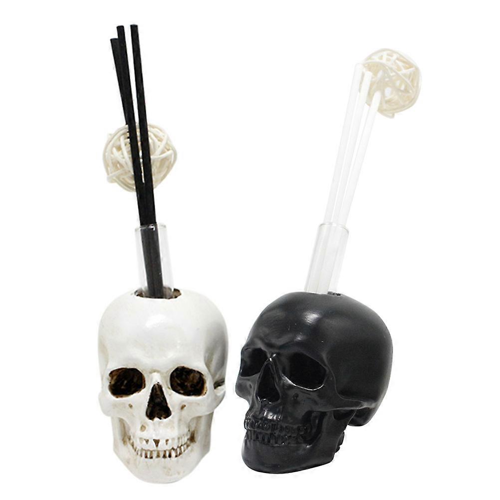 Skull Aroma Diffuser Diffusing Adornment 2Sets Aromatherapy Container