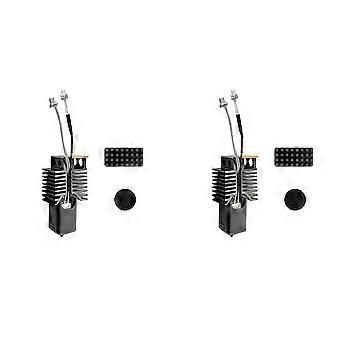 2X for Snapmaker U1 Hotend 0.4mm Ceramic Block Kit Integrated Hardened Steel Nozzle for Snapmaker U1 3D Printer