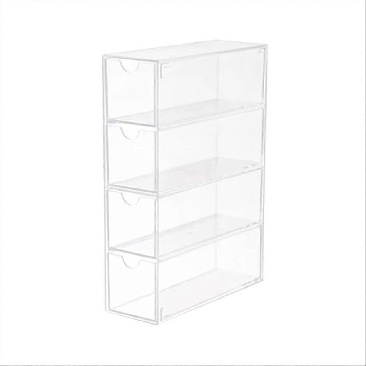 Glasses Storage Box 4 Layers Large Glasses Organizer Box