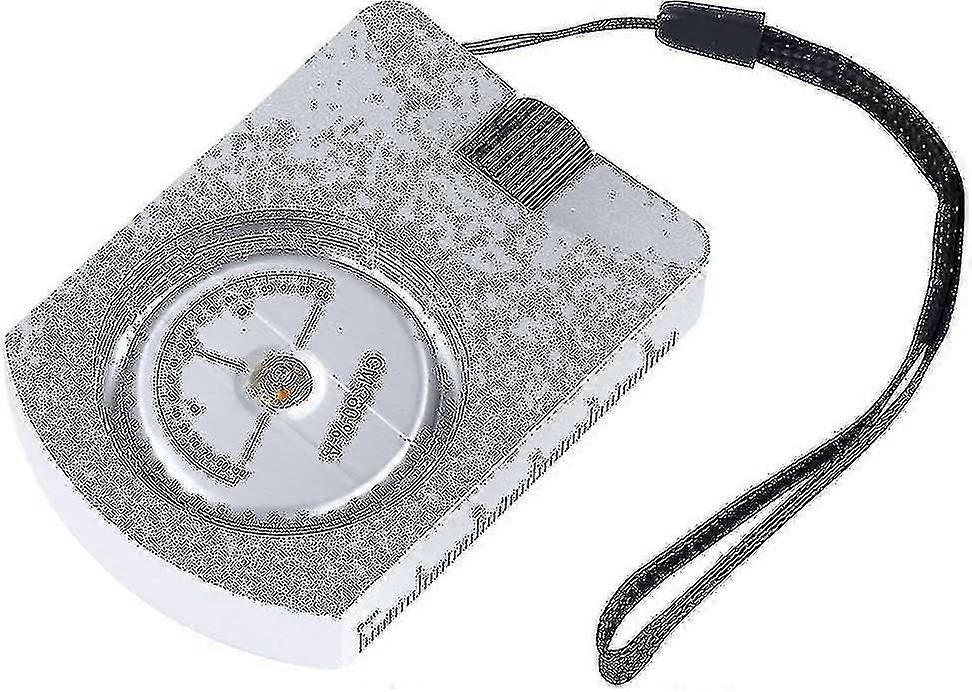 Portable Clinometer For Altimeter For Measuring Heights Slopes Angles Silver-