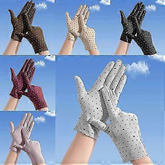 Summer UV-Proof Breathable Full-Finger Cycling Gloves, For Adults