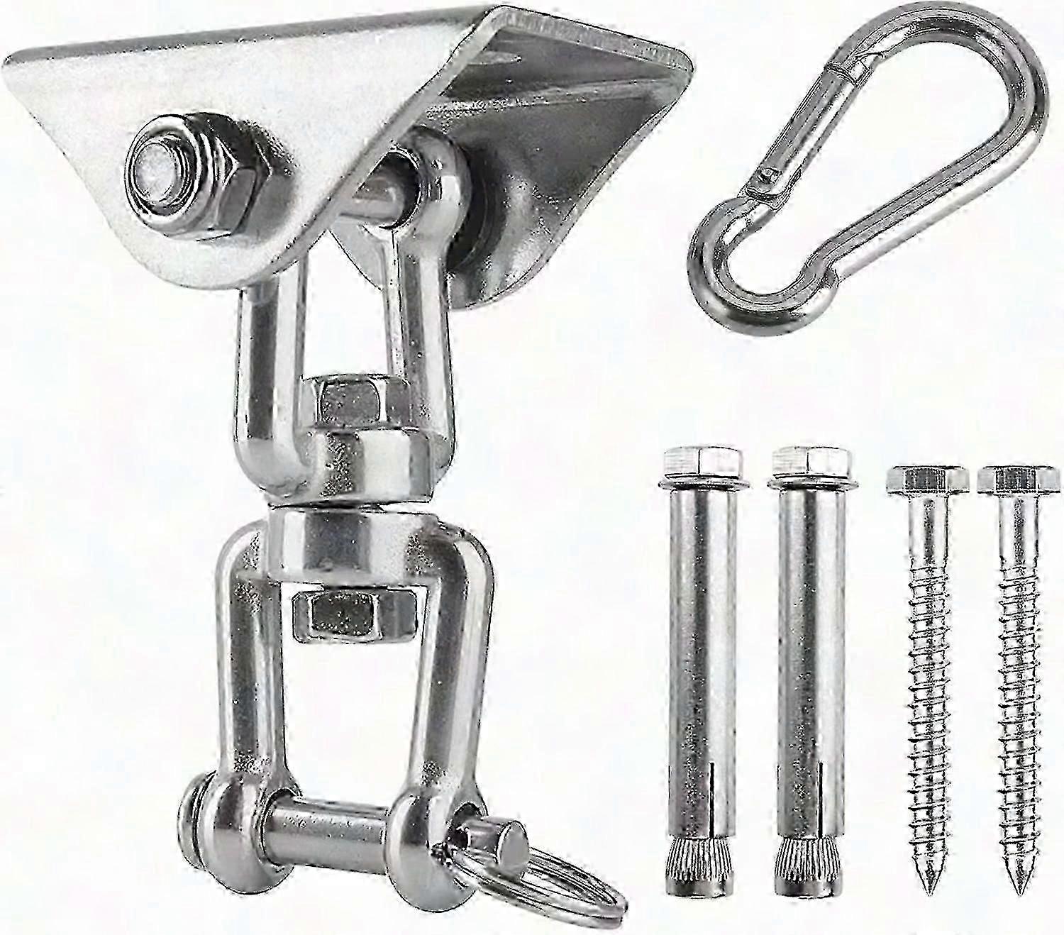 Rotating Ceiling Hook for Swing Hanging Chair with Screw Attachment