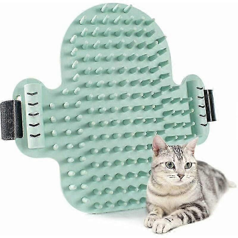 Eco-Friendly Rubber Pet Grooming Corner Brush