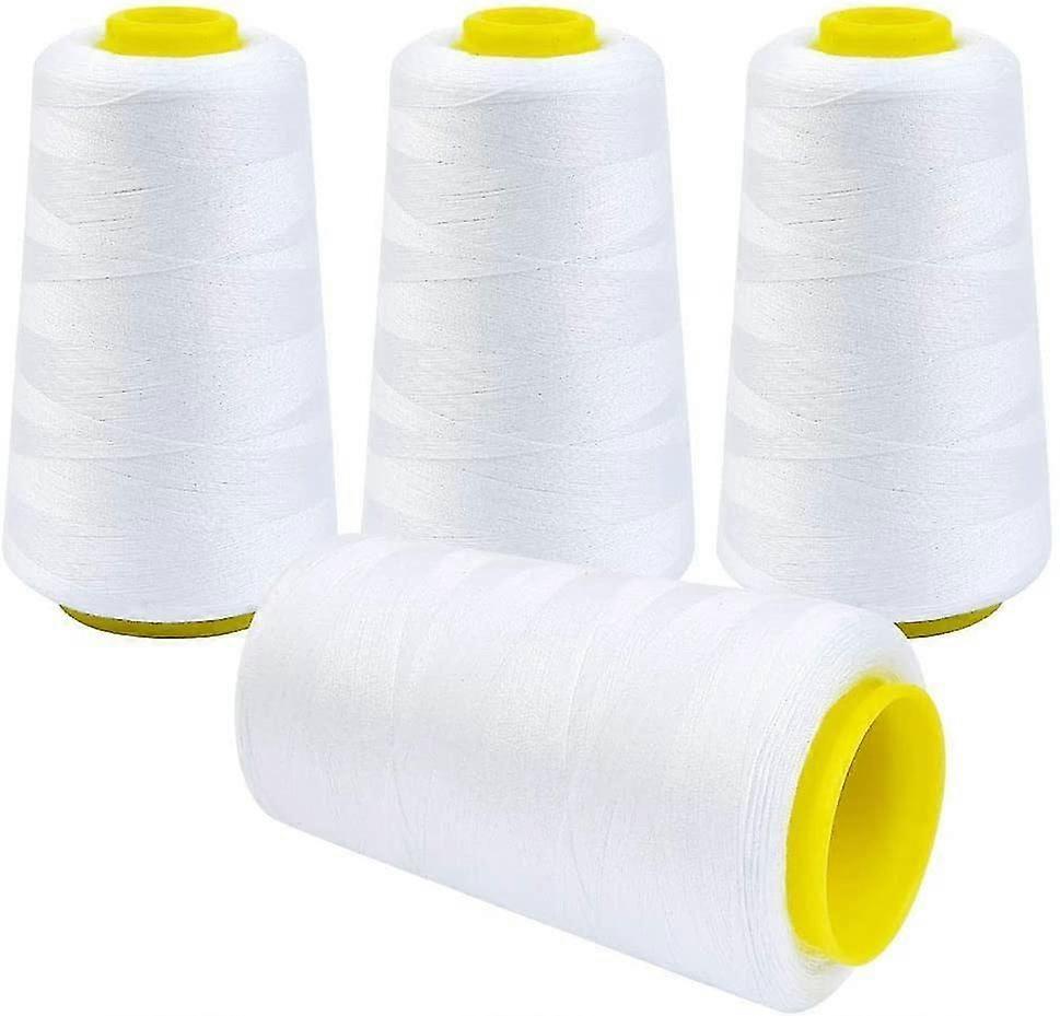 Sewing Thread Polyester 4 Set Yarn Type 402 3000 Yards Sewing Machine Thread