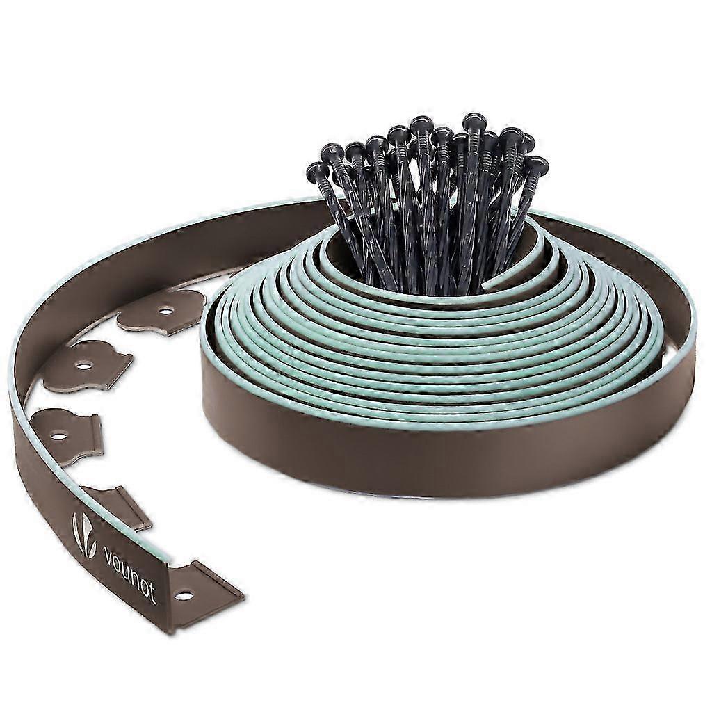 Flexible Brown Garden Edging 10m PE