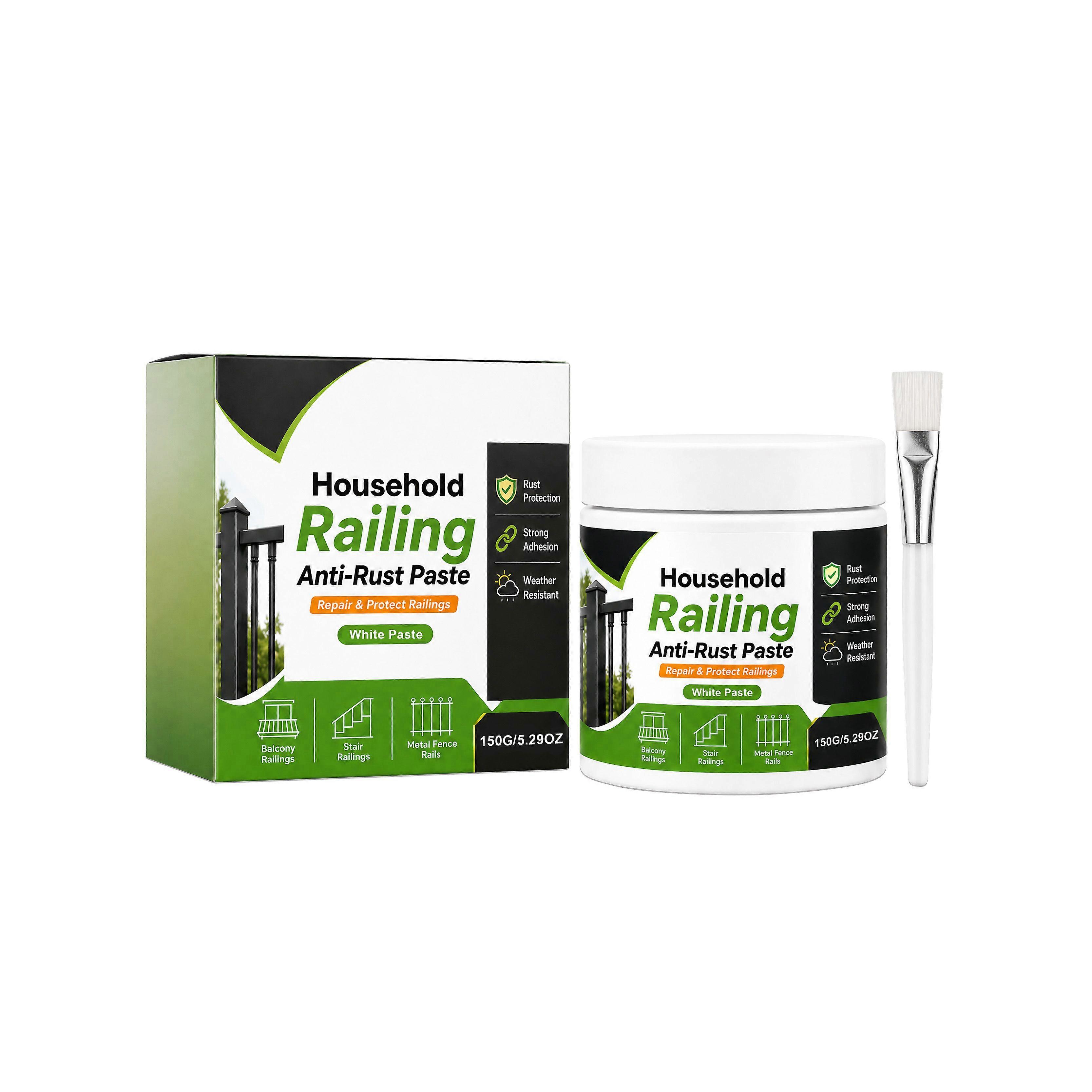Amz Rust Prevention And Cleaning Paste  Multi-Material Compatibility, Adjustable Application Amount, Surface Barrier  Indoor/Outdoor Cleaning Paste