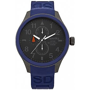 Superdry Scuba Japanese Quartz Analog Man Watch with SYG110U Silicone Bracelet