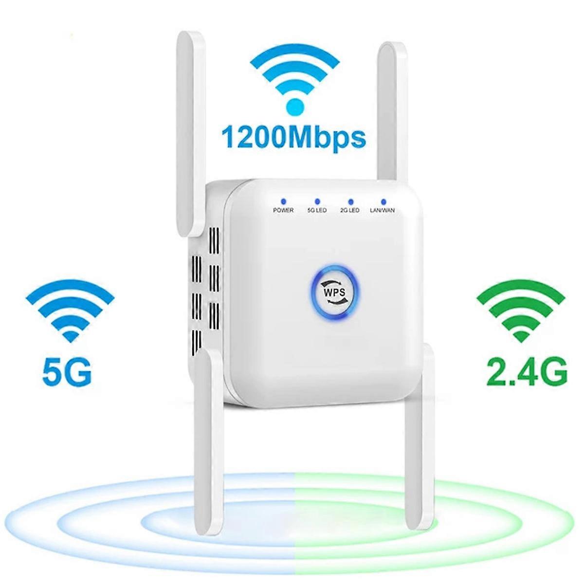 Wireless Dual-Band Extender Long-Range Seamless Connectivity