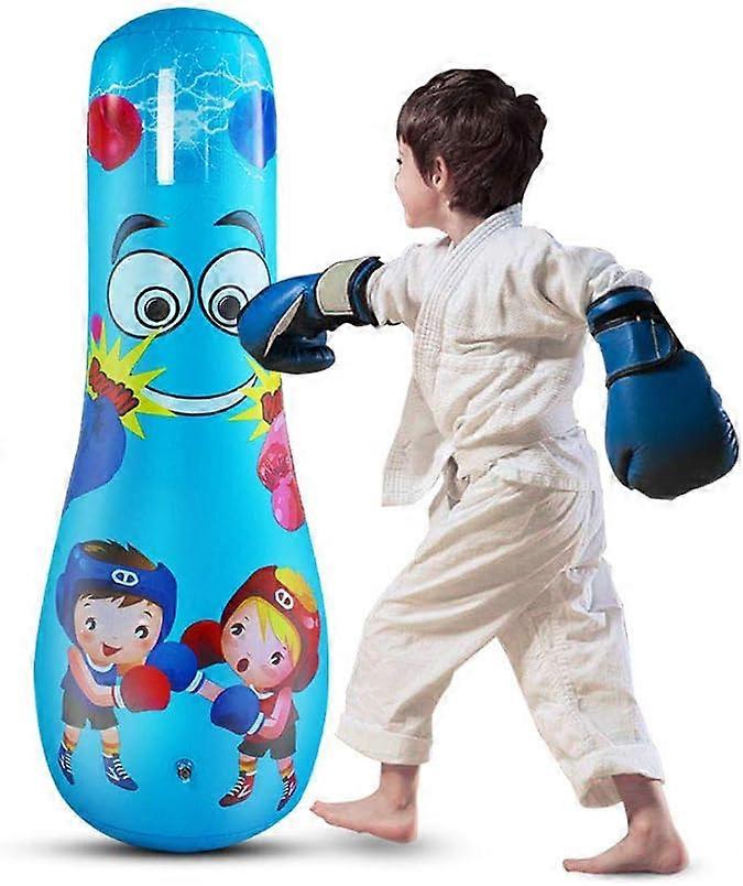 Inflatable Punching Bag Portable Freestanding Boxing Set
