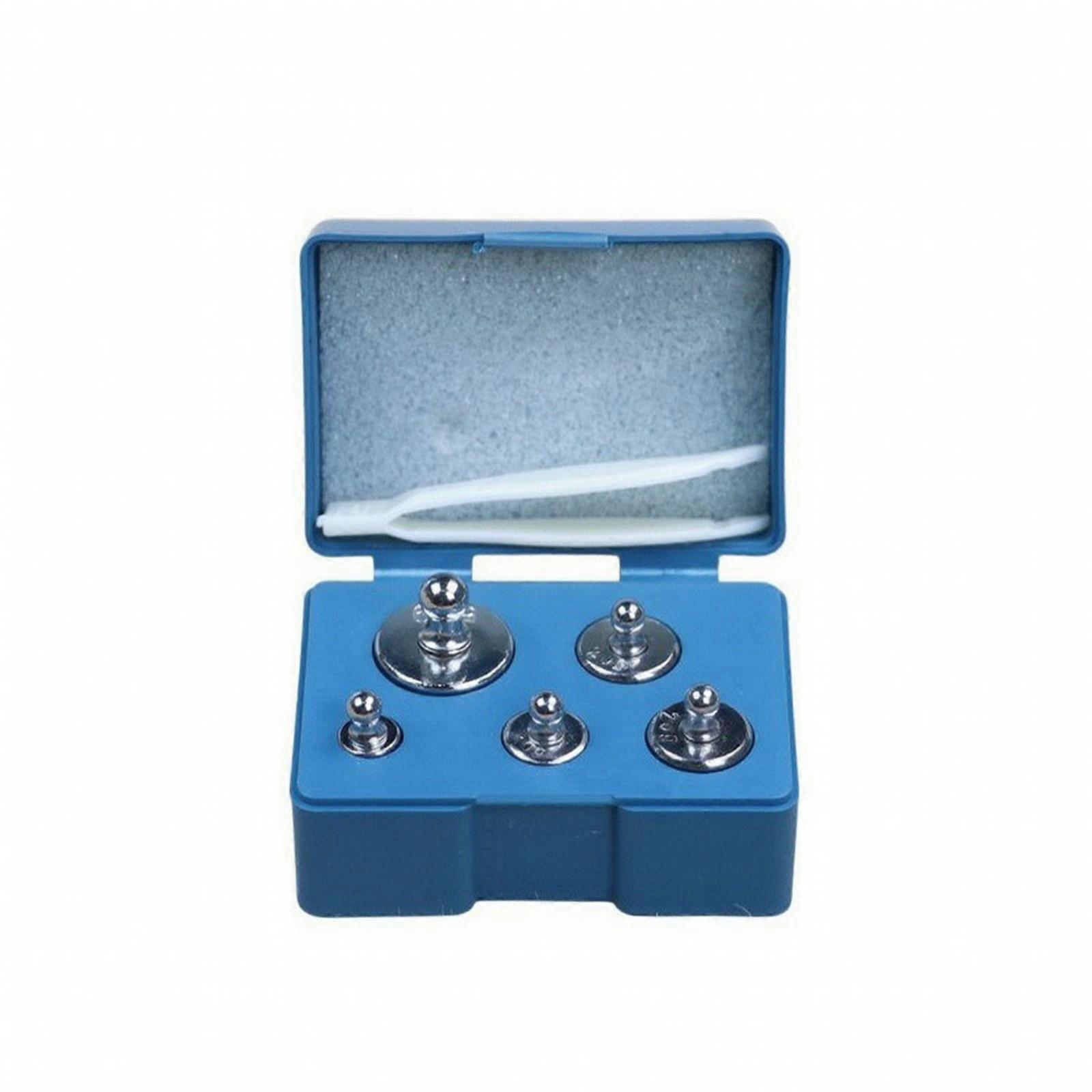 Calibration Weight Set with Case | M2-Grade Accuracy, Compact square shape, for