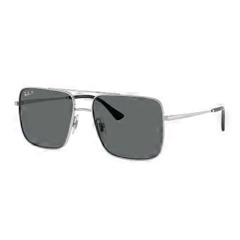 Ray-Ban RB3758 Ari Polarized 003/81 Full Rim Silver Unisex Aviator Sunglasses UV3 Polarized Original