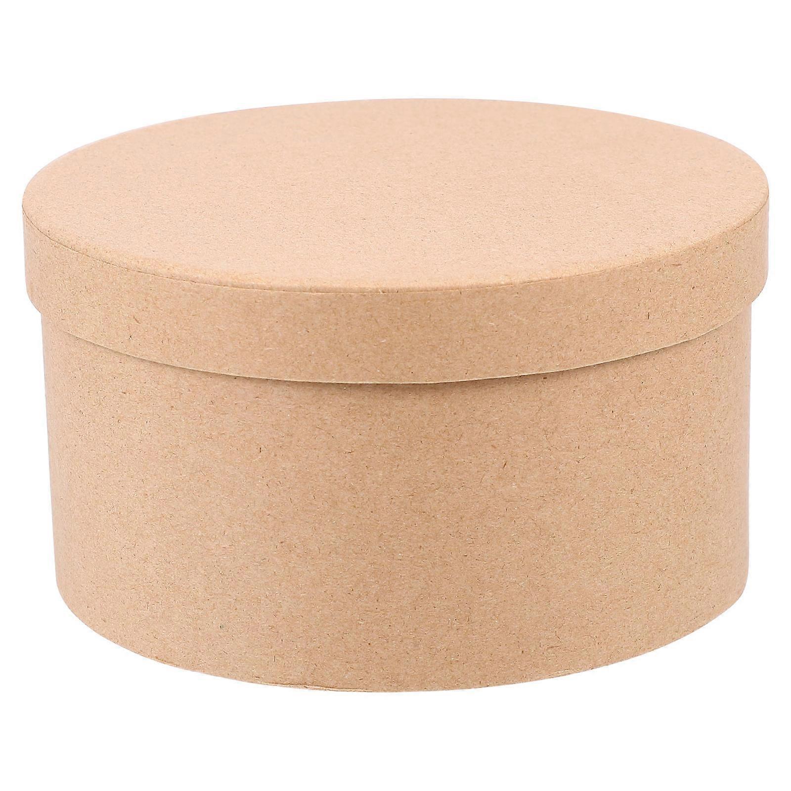 Practical Round Kraft Cookie Box