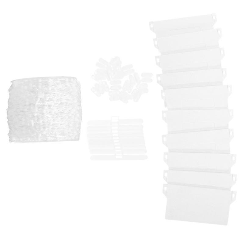 10.3X5cm White Window Treatment Replacement Parts 1 Set Louver Blinds Parts Curtain Kit Bottom Plate