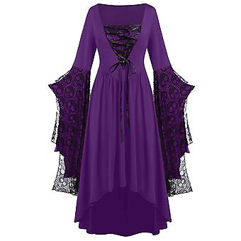 Générique Costume Halloween Femme Robe Médiévale Déguisement Rétro
