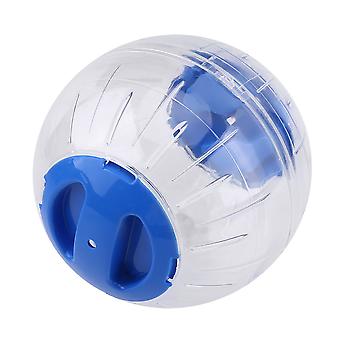 3 Farben 12 cm Neue Mode Kunststoff Kleines Haustier Hamster Rennmaus Spielzeug Laufen Aktivität Übungsball Blau