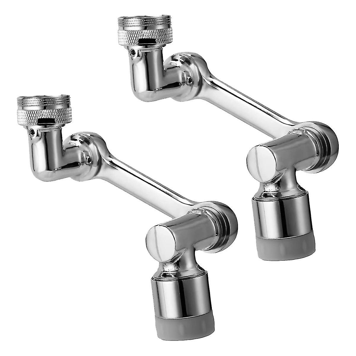 2 Faucet Extenders For Bath Sink, With 2 Outlet Modes, 1080rotating Mechanical Arm F