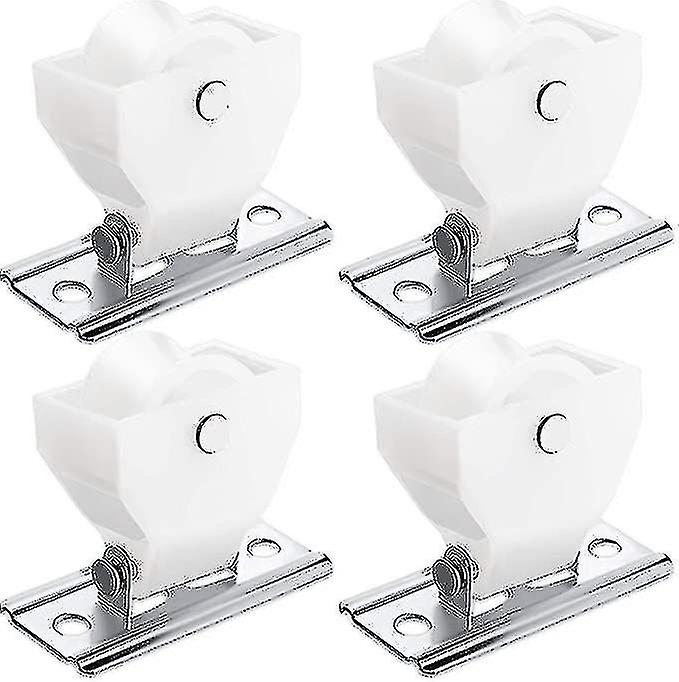 4 Pieces Roman Shade Cord Pulley Small Plastic Cord Lock For Roman Pleated And Australian Shades