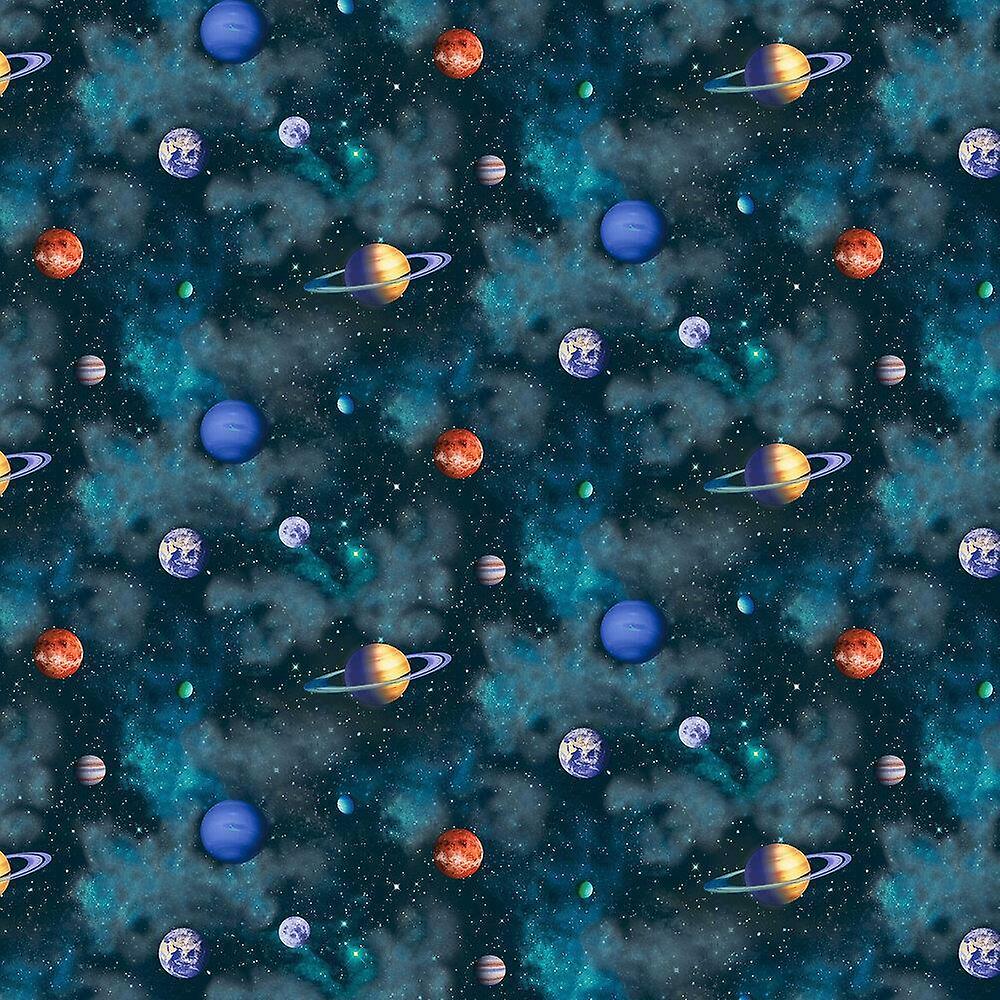 Arthouse Solar Navy Multi Wallpaper