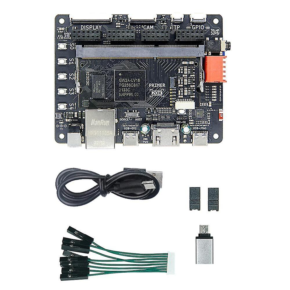 For Primer 20k Dock Kits Development Board 128m Ddr3 Gowin Gw2a Fpga Core Board Minimum System
