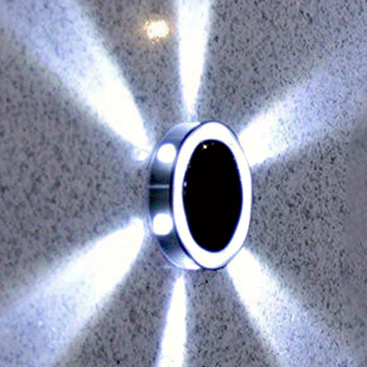 1pc Solar Ground Lamp 6 Led Waterproof Landscape Light For Pathway Lawn Patio Yard Deck Walkway