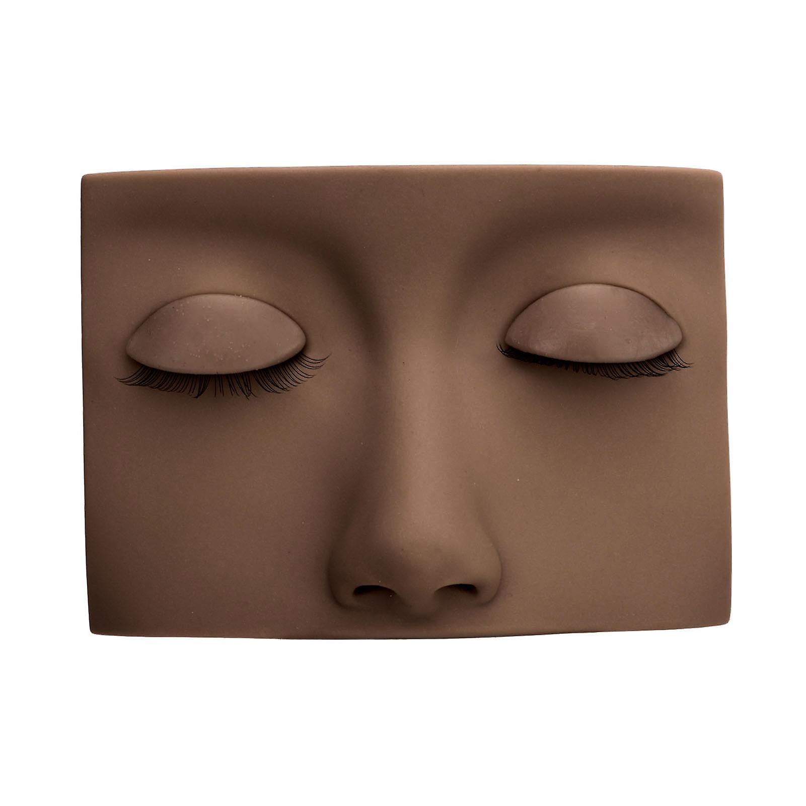 Lash Mannequin Head Removable Silicone Replacement Eyelash Mannequin Head for Training