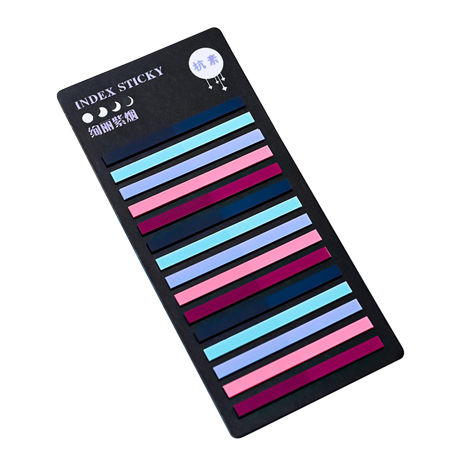 Ultra-Fine Color Translucent Indexs Stickers Removable Stick Notes for Notebooks Annotating