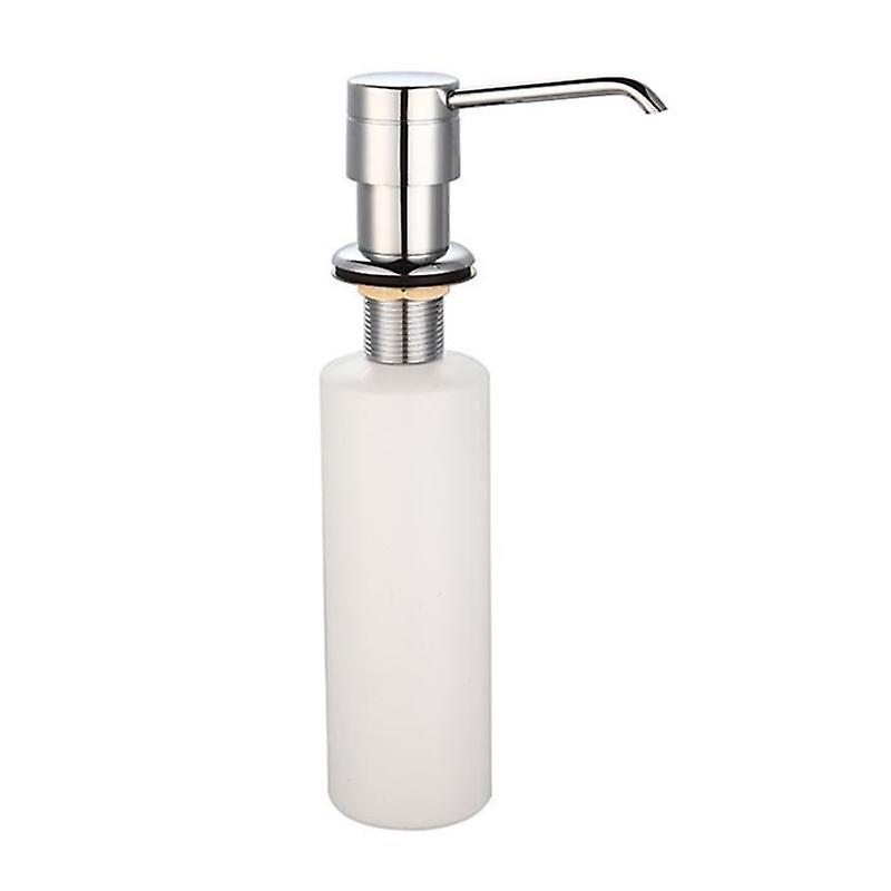 Electroplated Plastic Soap Dispenser Sink Liquid Detergent Lotion Pump Bottle
