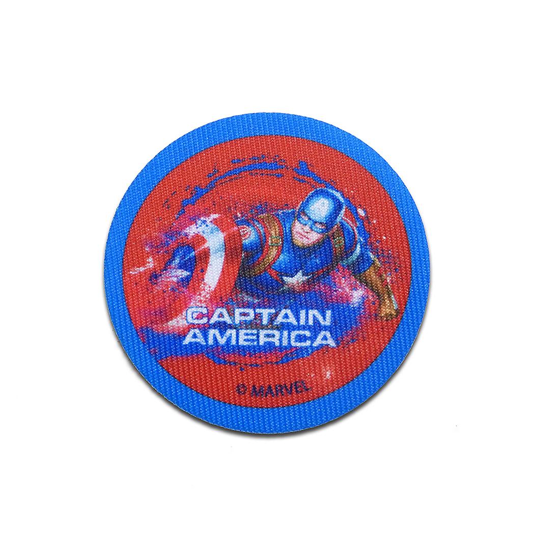 Patch / iron-on patch - Avengers Captain America Comic – red – Ø6.2 cm - Iron-on patches
