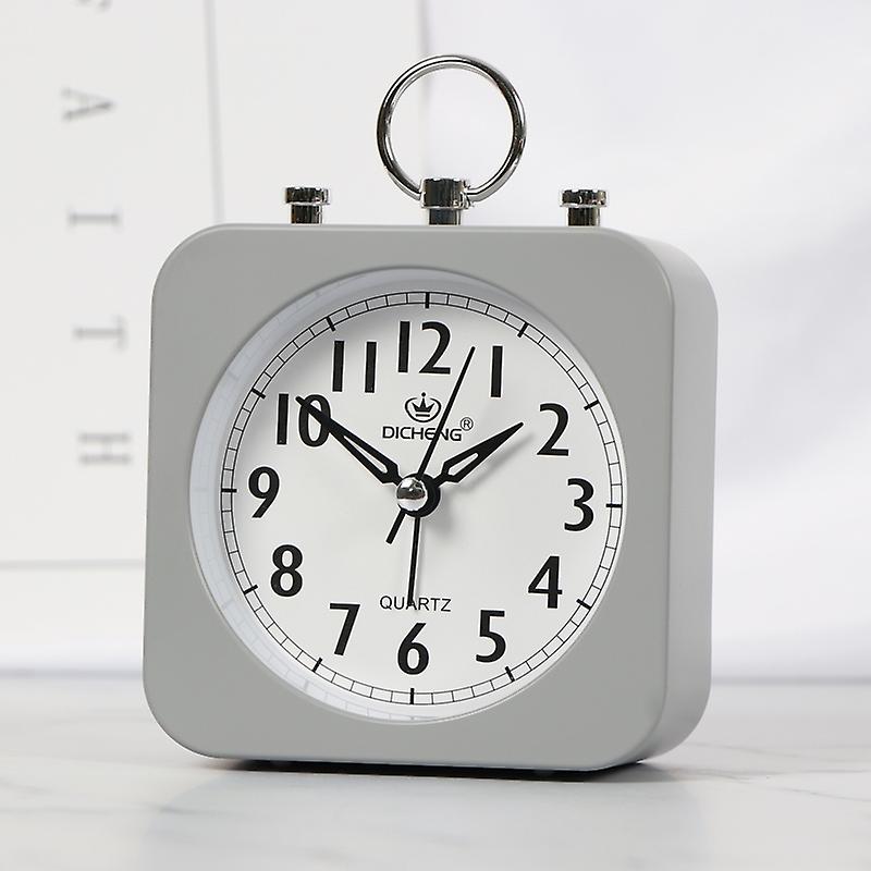 2 PCS Lazy Silent Small Alarm Clock