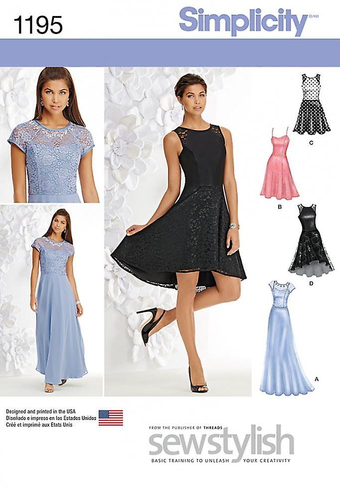 Simplicity Paper Sewing Pattern 1195