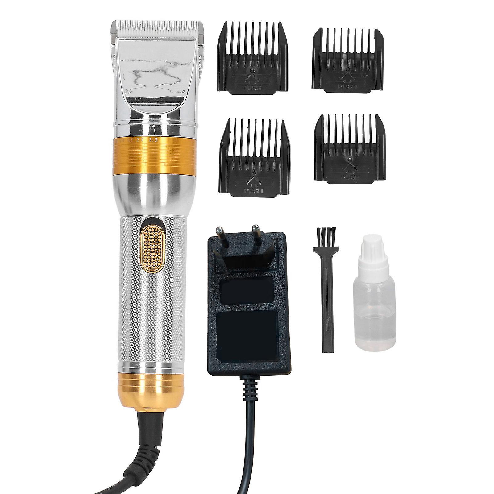 Silver Electric Sheep Clipper for Sheep Goats Cats Dogs Pets EU Plug 100-240V