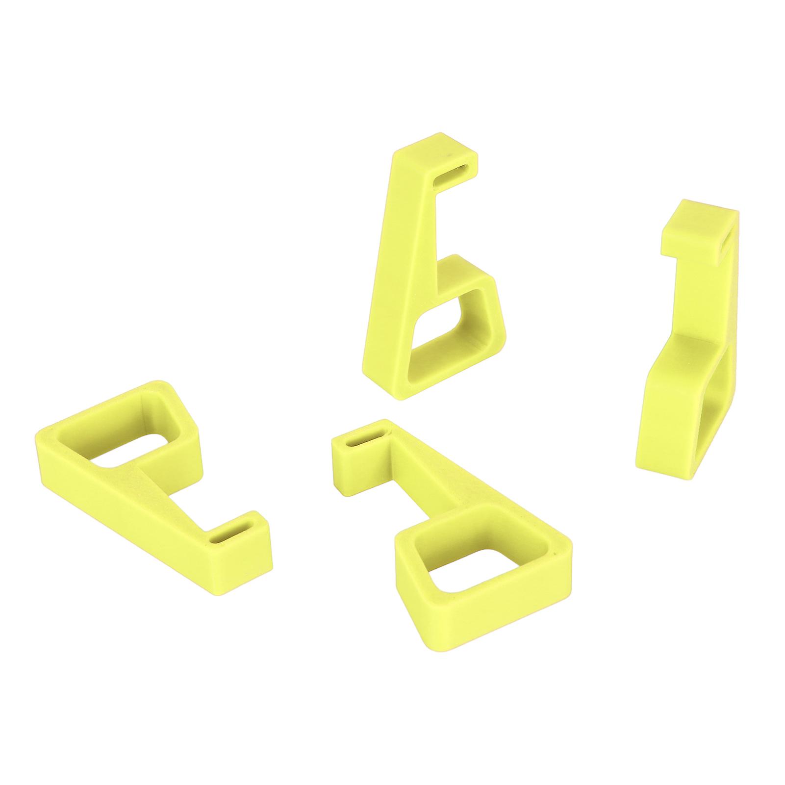 Game Console Cooling Legs Slip Resistance Stable Game Console Support Feet Stand for PS4 Console Accessories Yellow