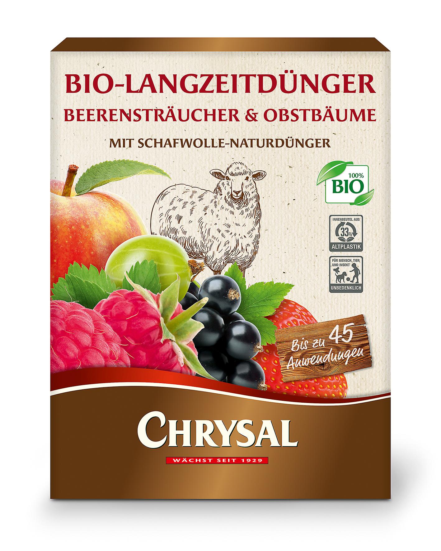 CHRYSAL有机缓释肥料浆果灌木和果树,700克