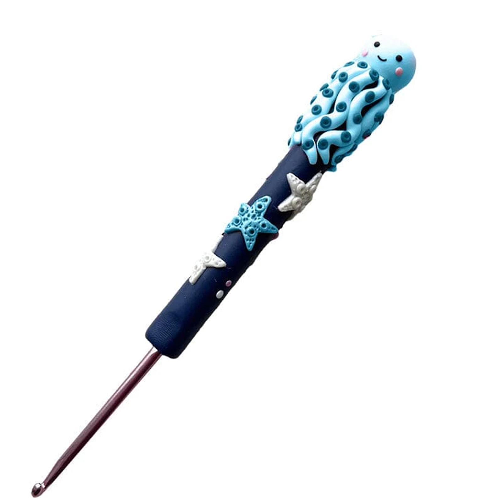 Colorful Octopus/Knitted Balls Crochet Hook Durable Multi-Purpose Crochet Hook Practical Knitting Tool