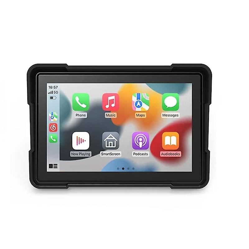 Motorcycle GPS Navigation Carplay Touch Screen Display Recorder IPX7 Waterproof Android Auto Monitor