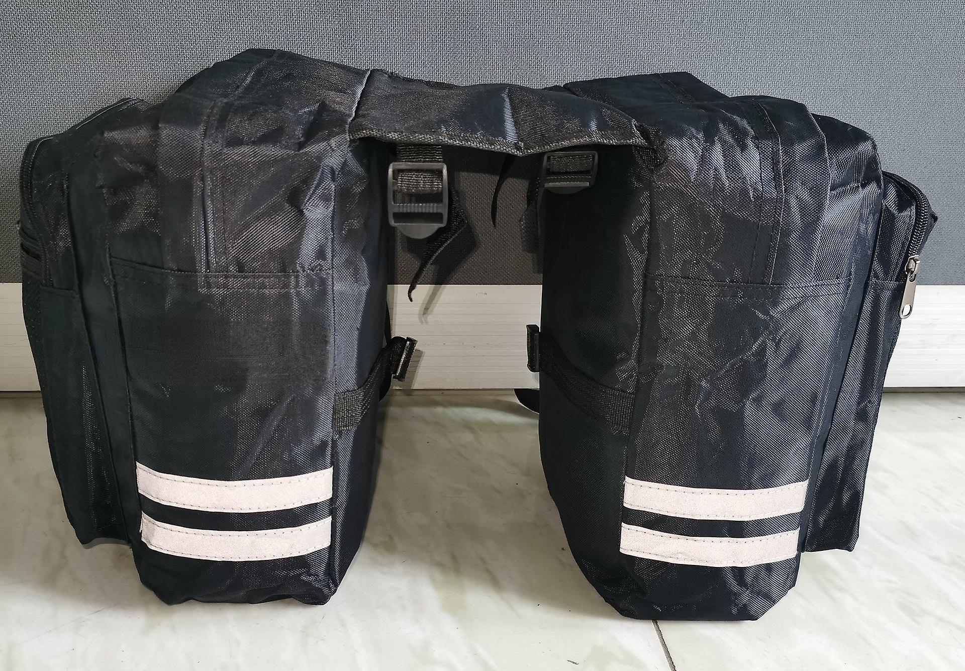 Bicycle Mountain Bike Bag Rear Rack Bag Double Carry Saddle Bag
