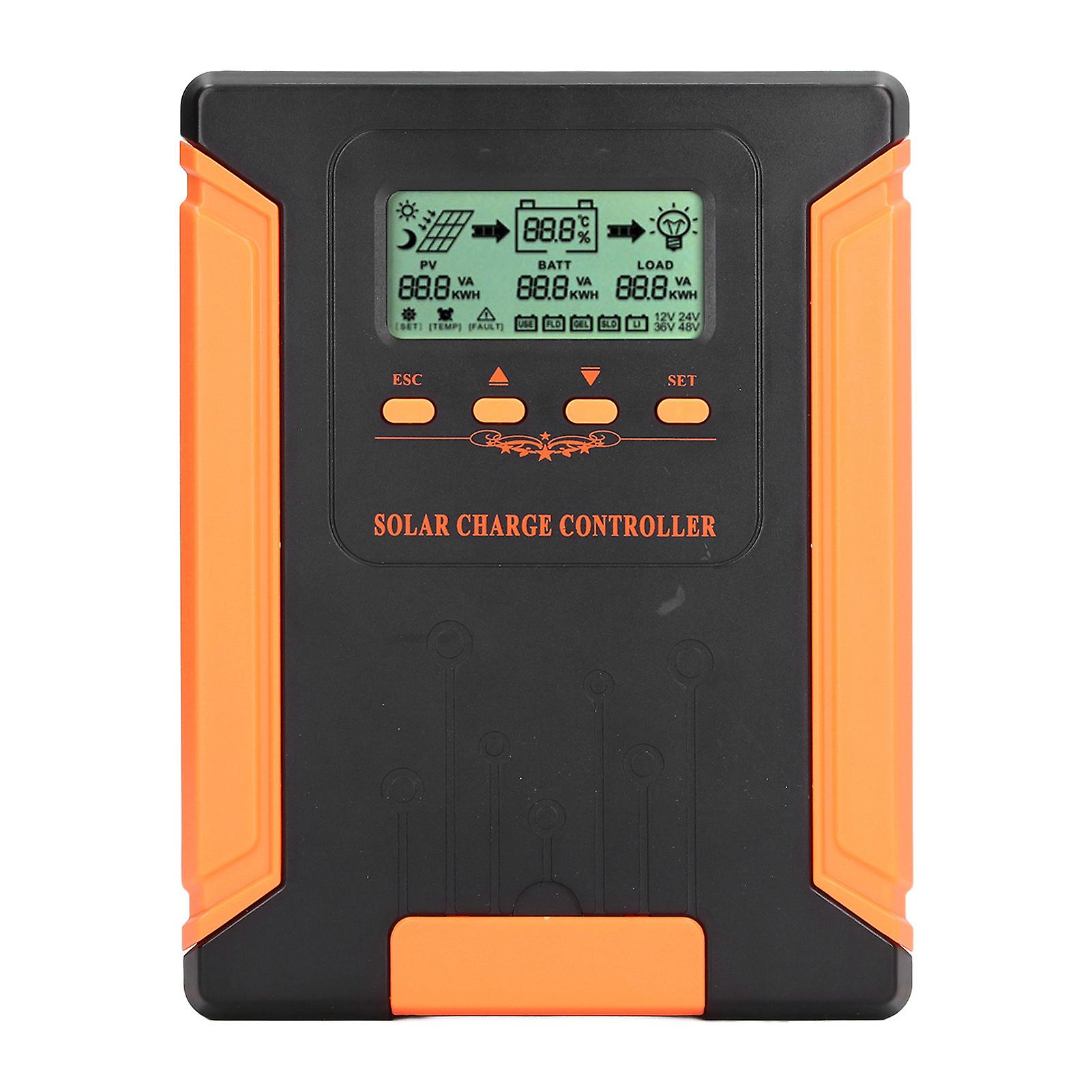 Solar Charge Controller 180V Input LCD Display MPPT Intelligent Solar Regulator 12V 24V 36V 48V Auto 50A 