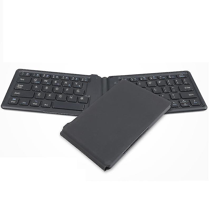 Portable Pu Leather Folding Mini Bluetooth Keyboard Foldable Wireless Keypad For ,for Android Phon