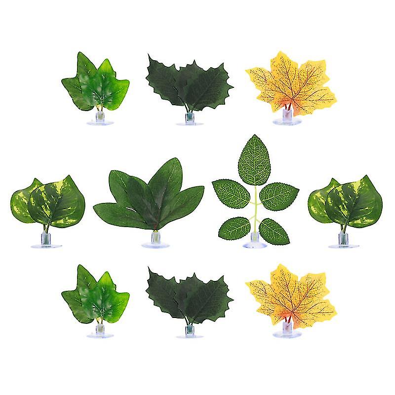 10pcs Aquarium Leaves