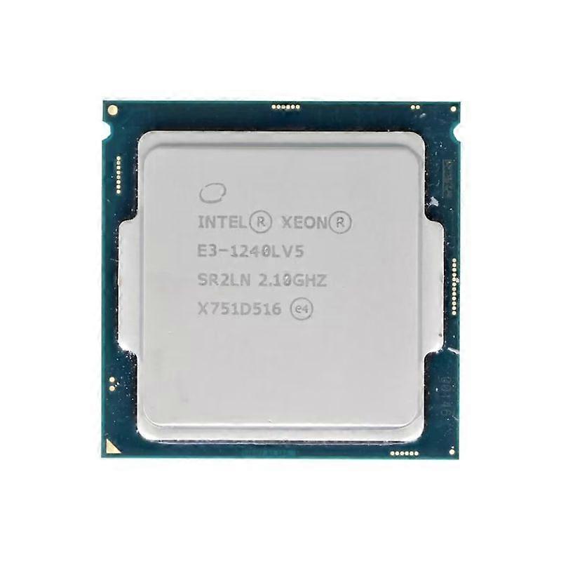 Xeon E3-1240LV5 CPU - Socket LGA 1151 4 Cores 8 Threads 1.9GHz 8MB L3 Cache 35W.