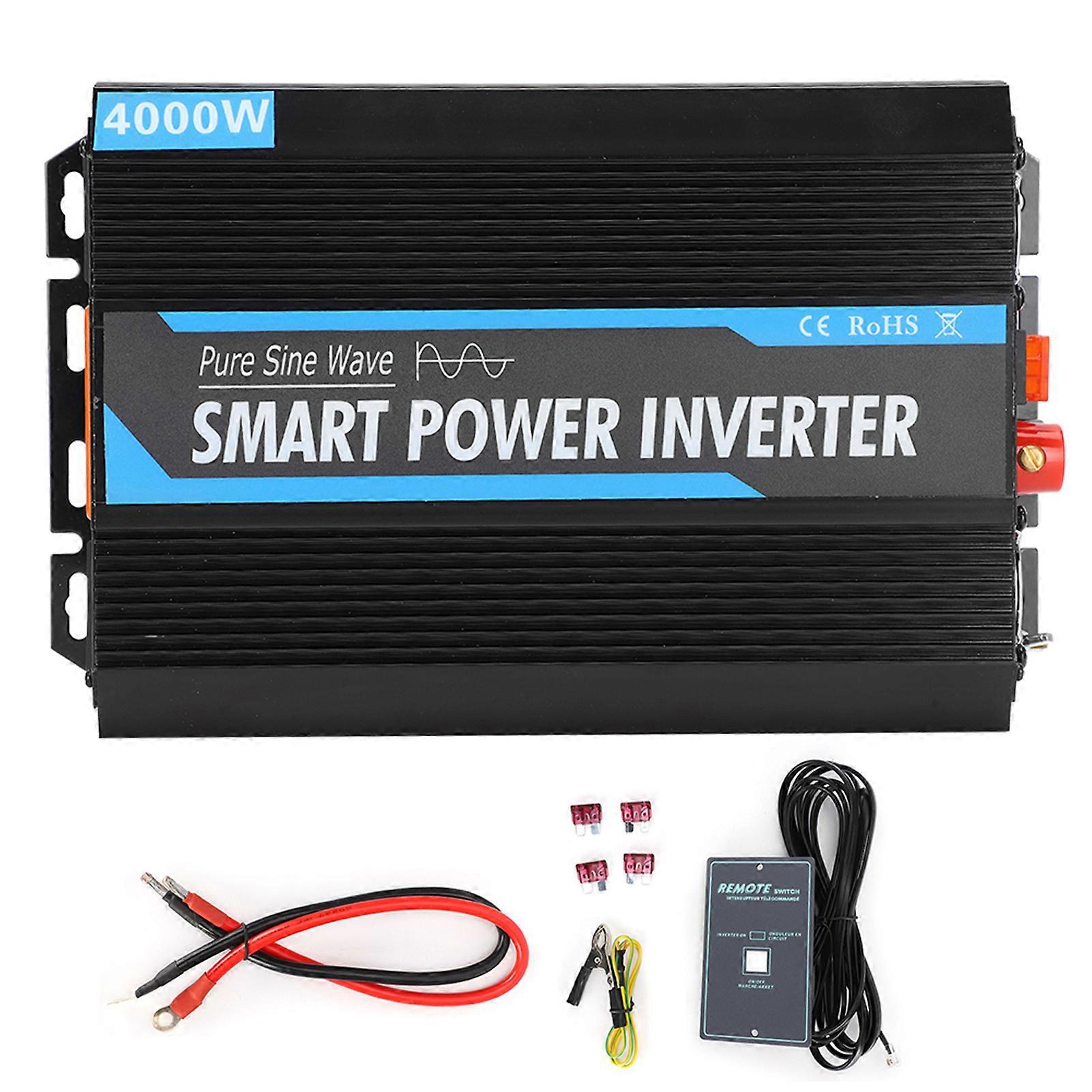 12V to 220V 1500W Pure Sine Wave Power Inverter Voltage Transformer Universal for Car E2U511