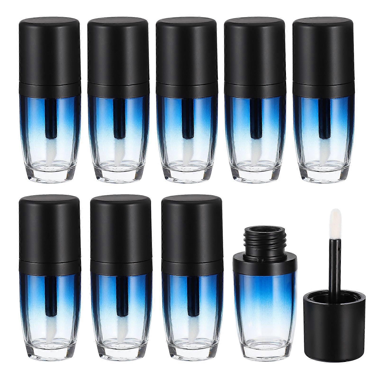 10pcs 5ml Frosted Gradient Lip Gloss Tubes Travel Empty Sample Tube Makeup Tools
