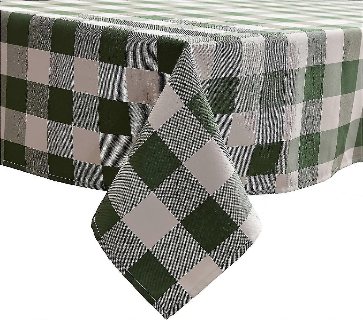Fall Buffalo Plaid Tablecloth For Rectangle Tables 60 X 120 Washable Checkered
