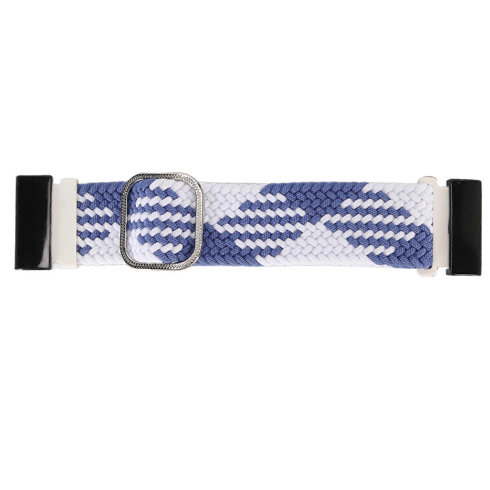 Nylon Watch Replacement Strap Elastic Breathable Weave Adjustable 26mm Buckle Watch Band For Vertix 2