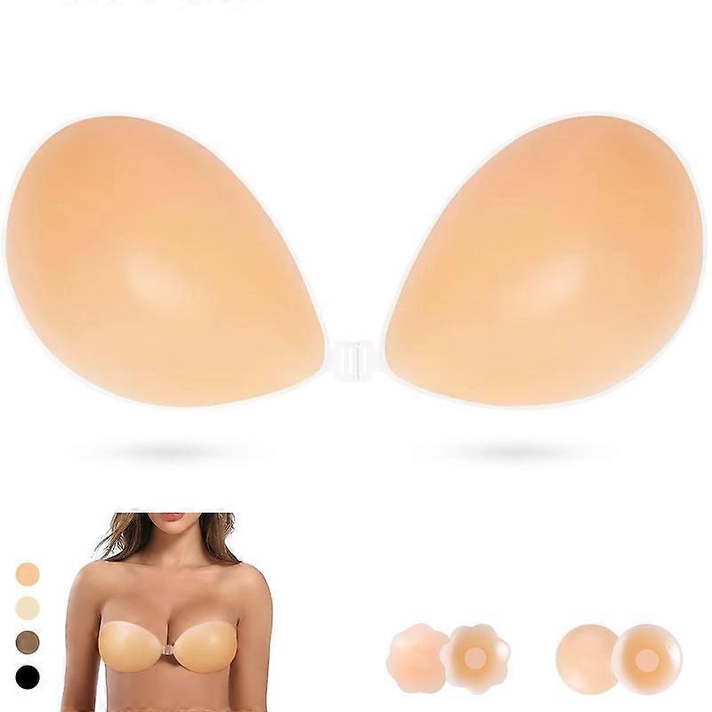 Sticky Strapless Bra, Invisible Push Up Adhesive Bra