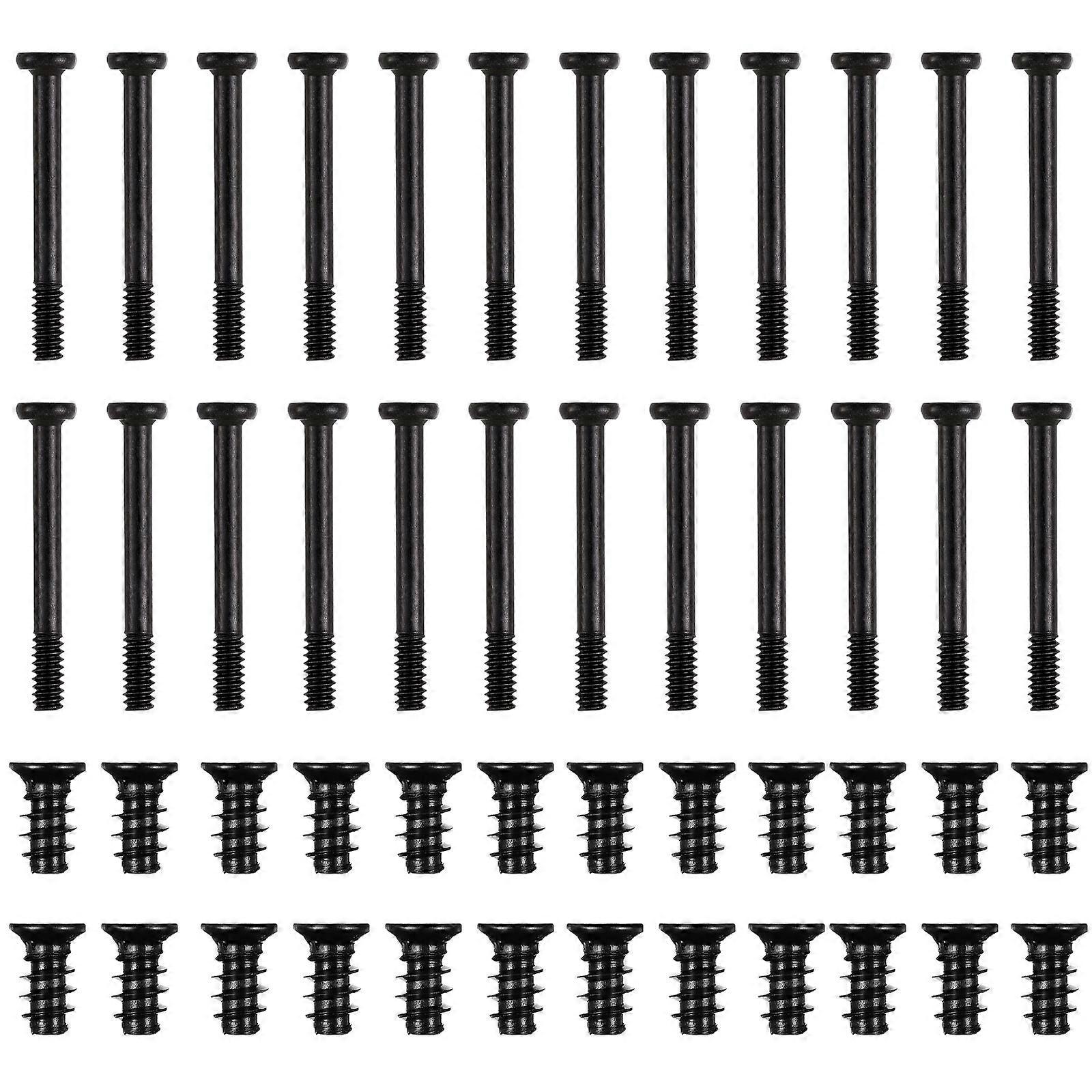 Balacoo 60pcs الكمبيوتر مروحة التبريد جبل مسامير القضية مروحة طويلة قصيرة مسامير مجموعة