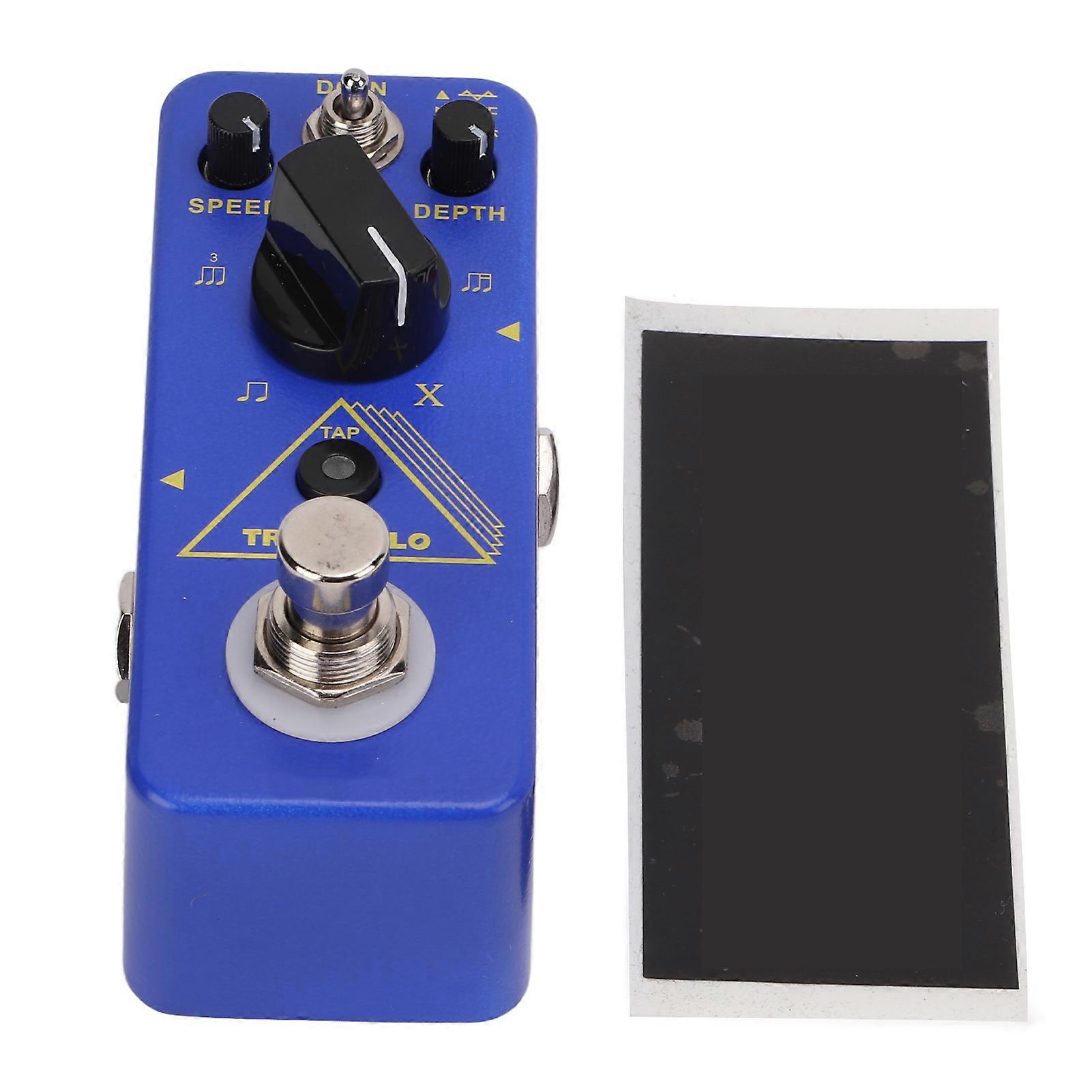 Guitar Effect Pedal Triangolo Digital Tremolo MTR3 Various Modes Instrument Accessory Blue