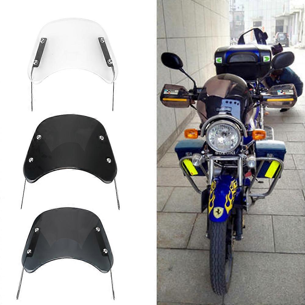 3 Colors 5-7 inch for Honda Kawasaki Suzuki Windscreen Motorcycle Headlight Windshield Wind Deflector